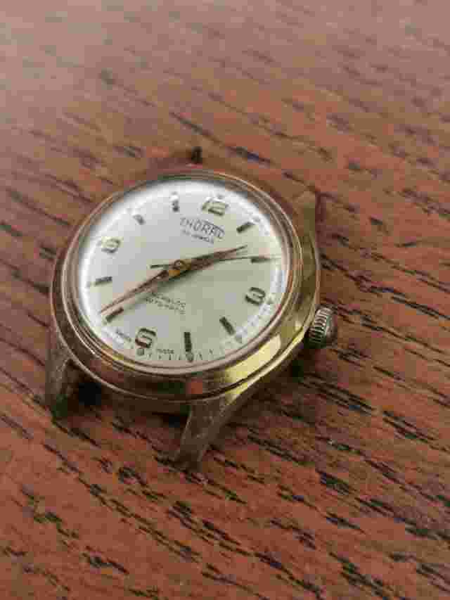 Vintage Thoral Felsa 1530 Mens Automatic Gold Plated Dress Watch, Ticking #L138