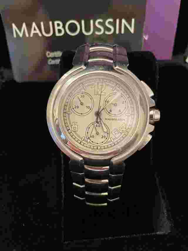 Mauboussin Luxury French Swiss Men's Watch similar to Cartier / Baume & Mercier