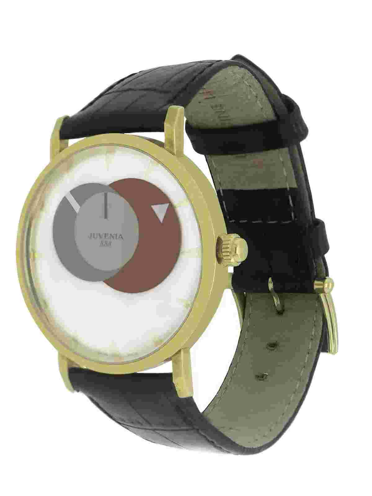 Juvenia 888 Mystery Disc Dial 18KYG Wristwatch (22985) Yellow Gold
