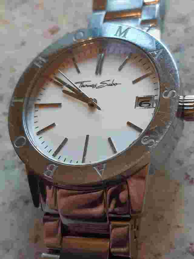 Thomas Sabo stainless steel bracelet watch good working order 18cm