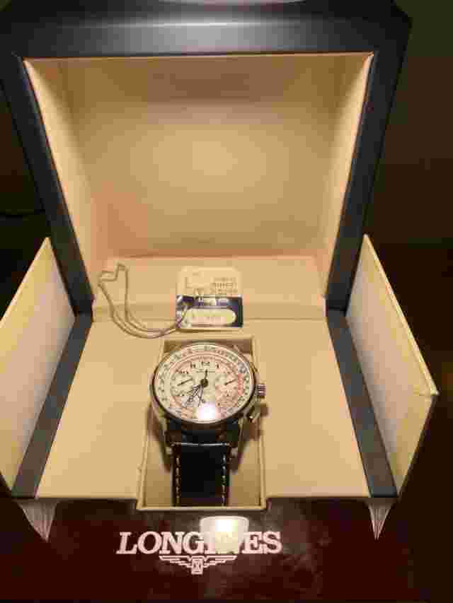 Longines Heritage White Lacquered Polished Men's Watch - L2.781.4.13.2