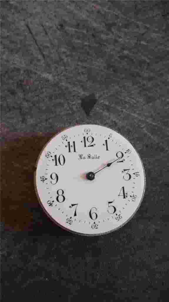 VINTAGE 34.6MM SWISS LA SALLE POCKETWATCH MOVEMENT