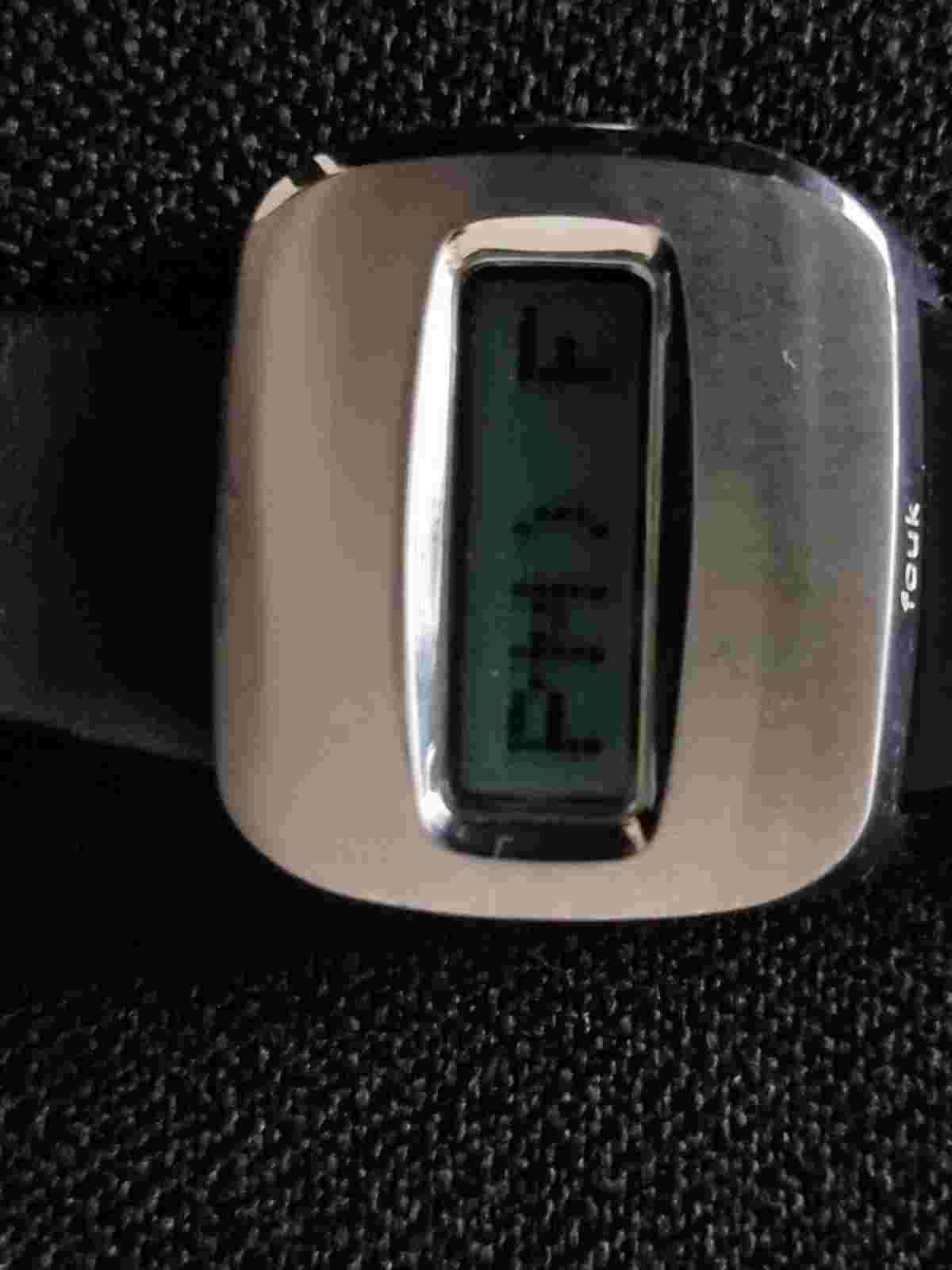 FRENCH CONNECTION FUTURISTIC LED WATCH SCROLL SAMPLE UNRELEASED WORKS UNSETTABLE