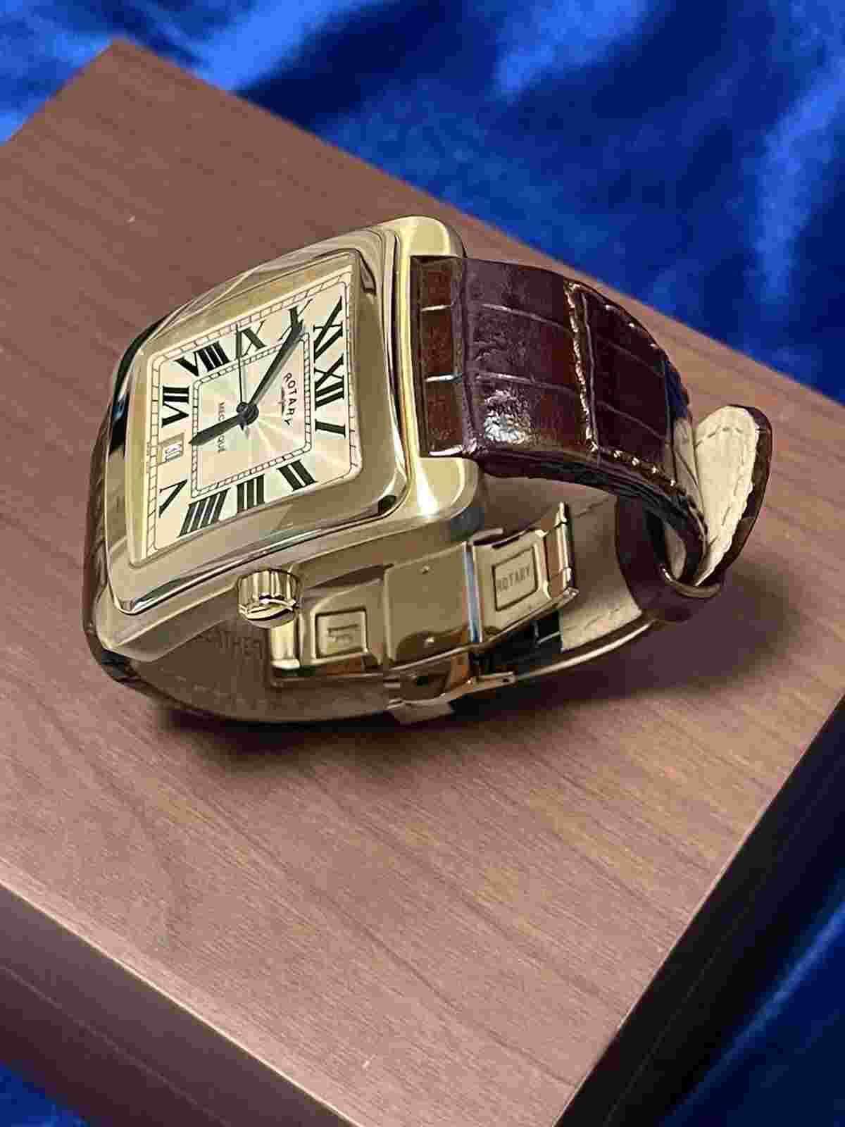Rotary Men’s Limited Edition Mecanique ETA Swiss 17 Jewel Mechanical Watch