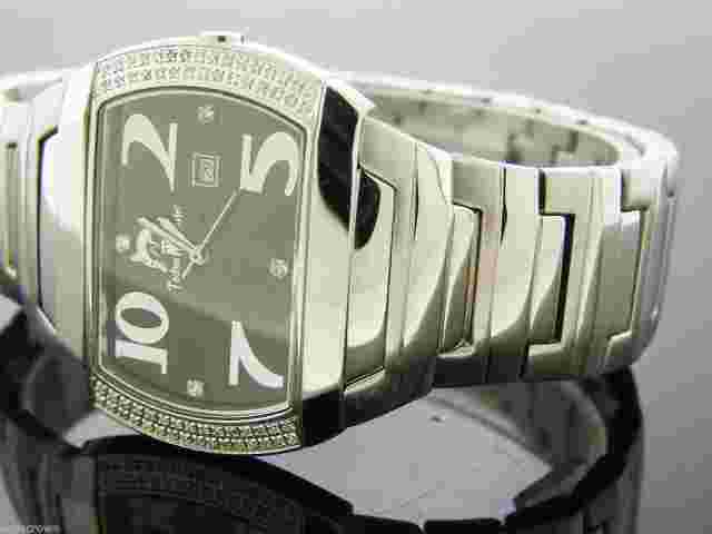 Techno Master Women Swiss Movt 0.60ct Diamonds Stainless Steel Band Tm-2076
