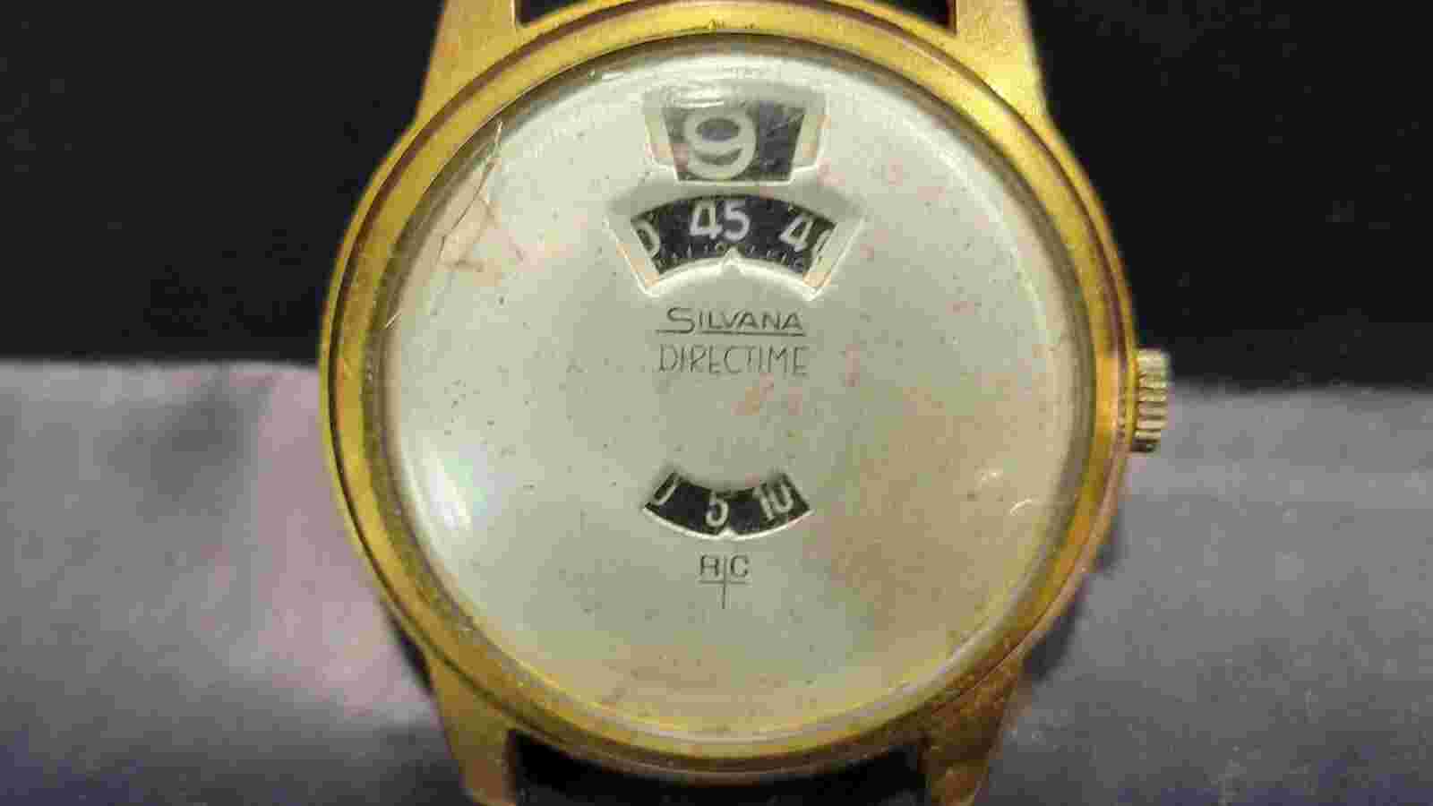 Rare Vintage Silvana Directime Watch, Swiss