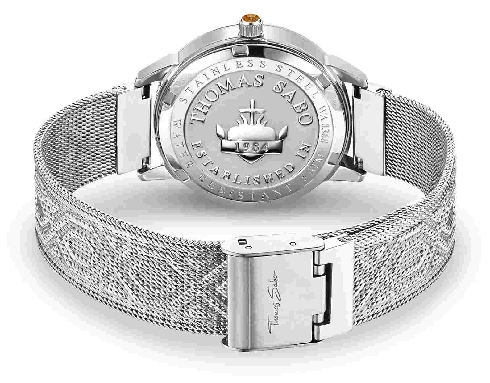 Thomas Sabo | Glam & Soul | Women's | Steel Mesh Bracelet | WA0368-201-215-33