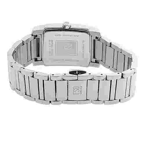W458-  Ladies ESQ Steel Diamonds Dress Swiss Quartz Watch