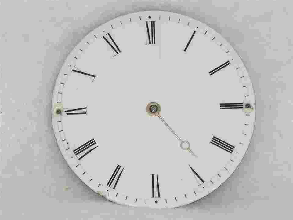HIGH GRADE SWISS 42MM ULTRA THIN LE ROY POCKET WATCH MOVEMENT & DIAL, RUNNING!
