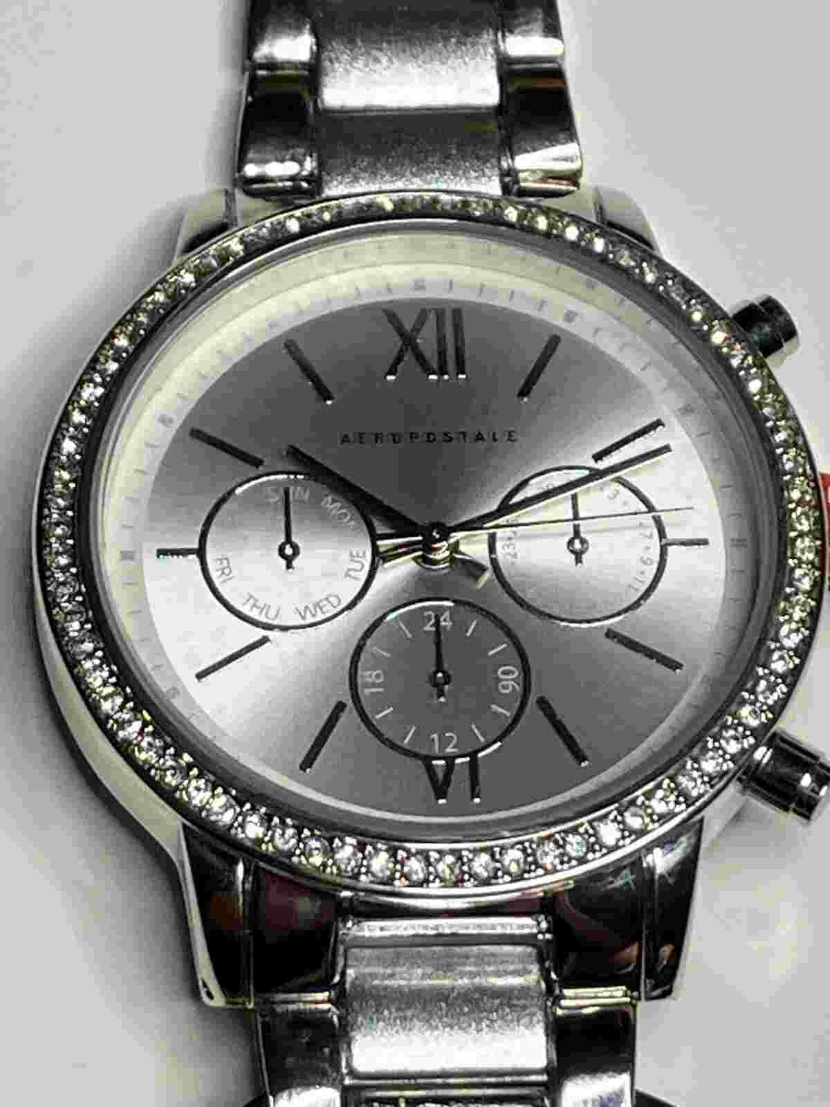 Aeropostale Women's Wristwatch Stainless Steel Silver Color ONESZ 126919448130