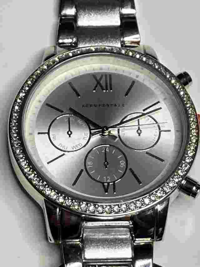 Aeropostale Women's Wristwatch Stainless Steel Silver Color ONESZ 126919448130