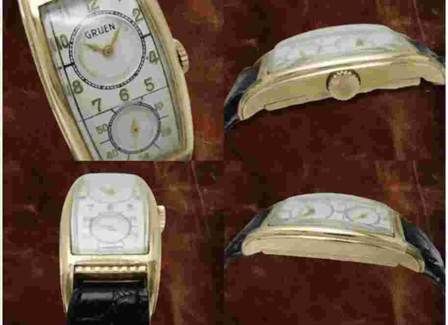 GRUEN Vintage Doctor's Watch Ref.500.296 Cal.500 10K GOLD FILLED Art Deco