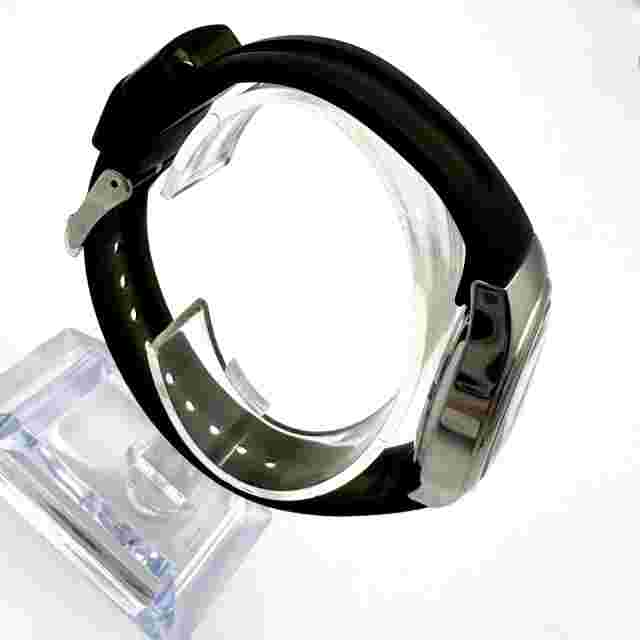 Vtg Arnette Watch Analog Black Silicone Band AR2005 100 Meter New Battery Works