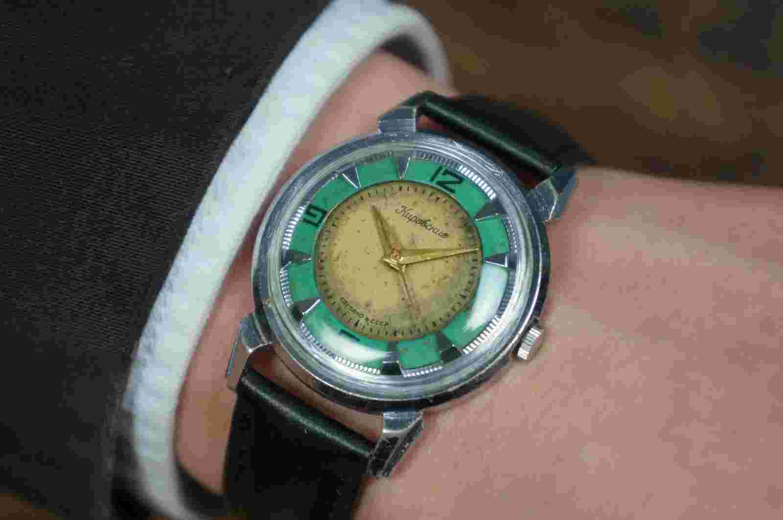 Kirovskie watch, 1 MChZ, 1950s. Mens vintage watch, Retro watches, USSR watch