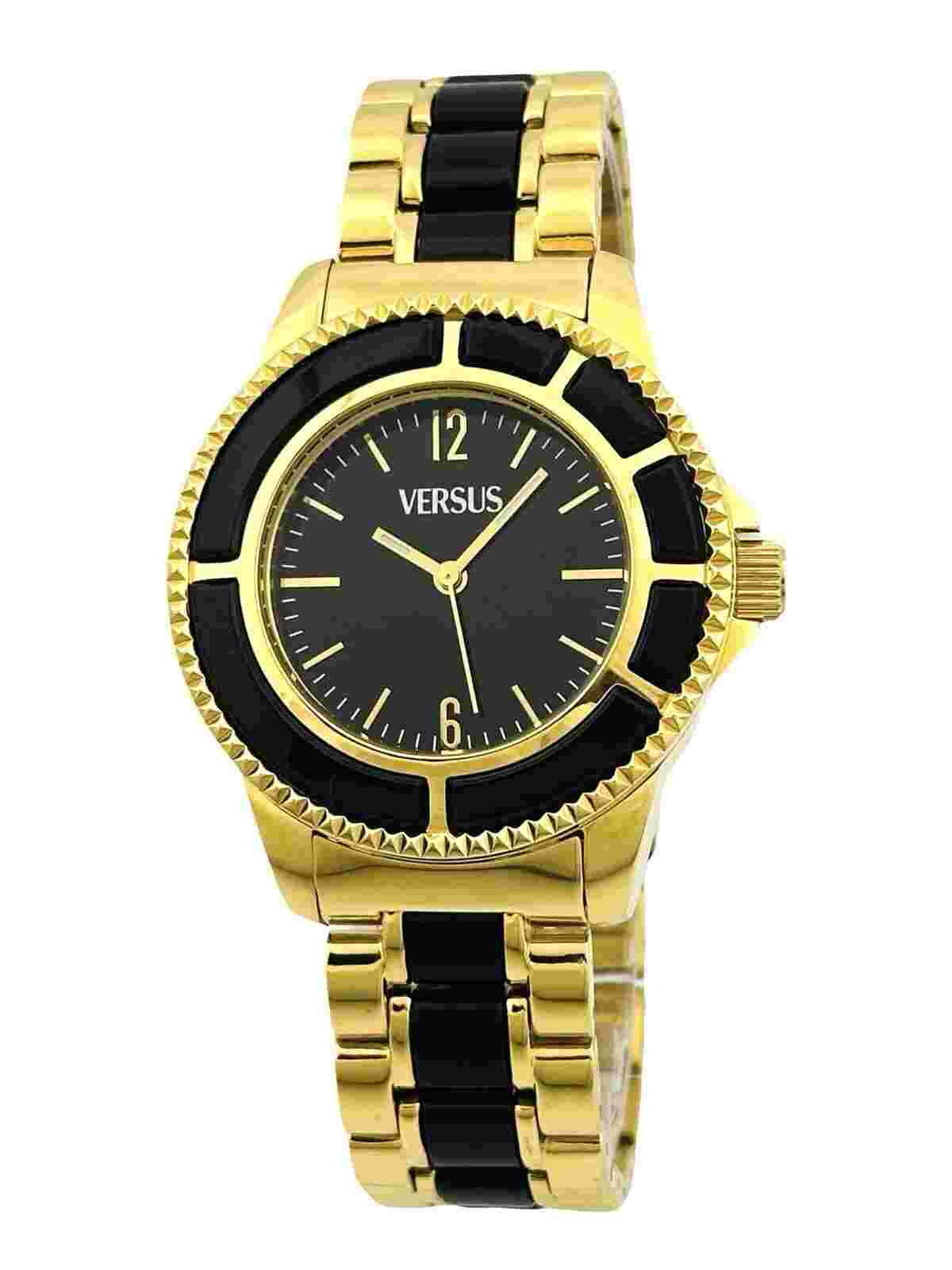 Versus by Versace  AL13SBQ709A079 Tokyo Black Dial Two-tone Ladies Watch