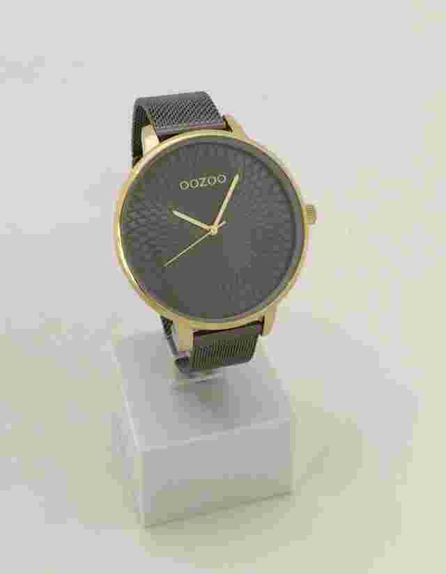 Oozoo Watch Wristwatch Design Watch Titanium Grey Gold Grey Approx 48 mm C10554