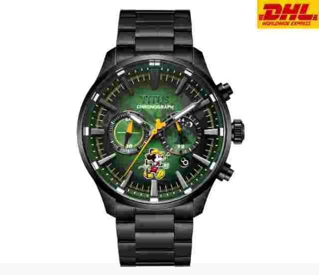 Solvil et Titus New Pop-Style Saber Mickey's Outdoor Chronograph Quartz Green