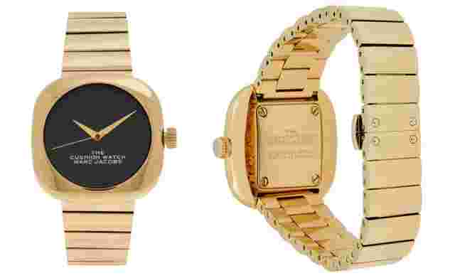 MARC JACOBS  LADIES WATCH THE CUSHION QUARTZ BLACK DIAL LADIES WATCH RRP £360