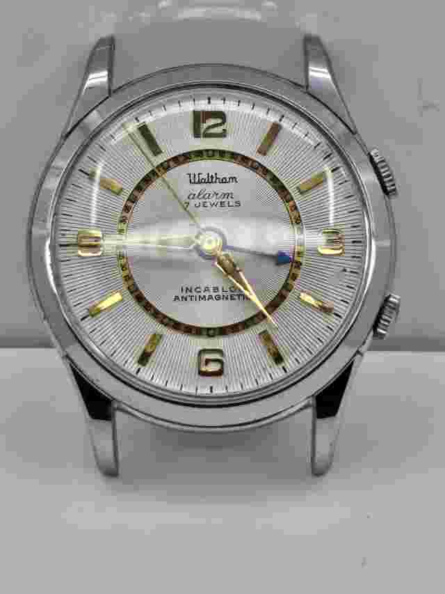 Waltham Alarm Watch , 17 jewels incabloc Antimagnetic, Alertic ,Swiss  Rare