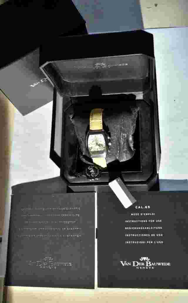 VAN DER BAUWEDE Magnum XS Cal.65 Chrono 37x33mm Women's Quartz Watch Full Set