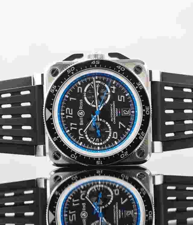 Bell and Ross Alpine Racing Chronograph Automatic Limited ED BR0394-A521/SRB