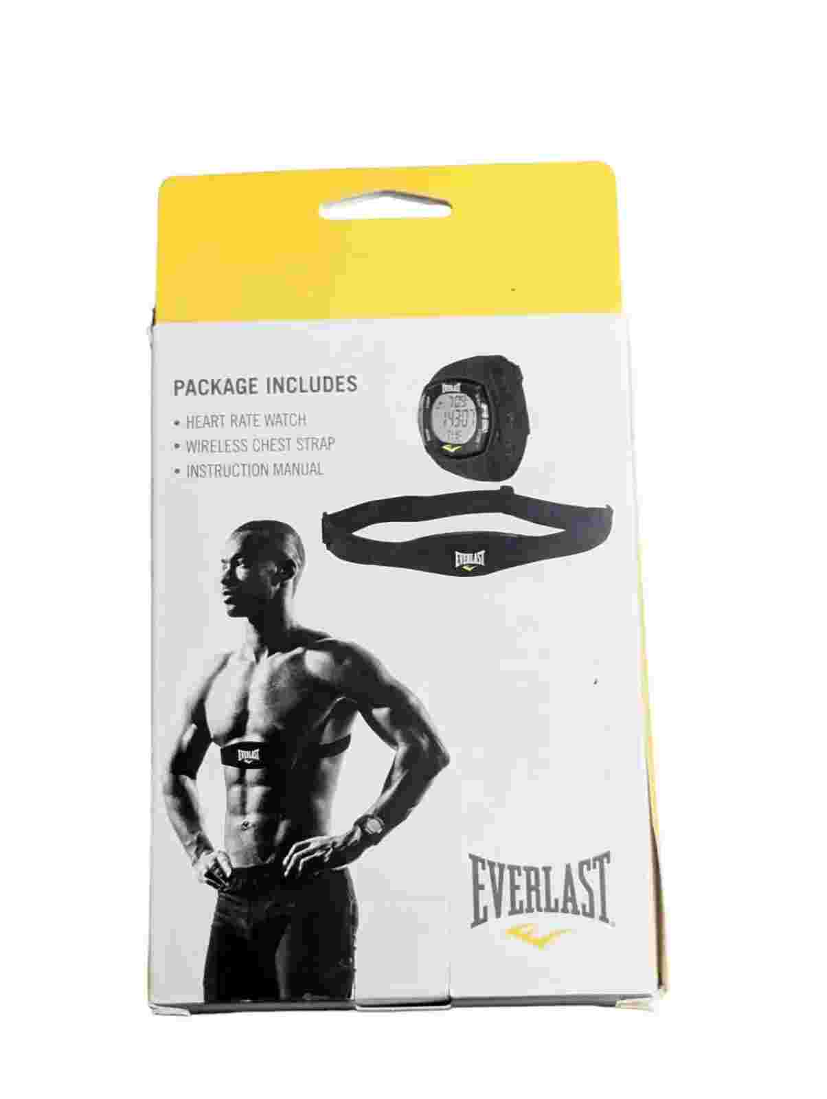 Everlast HR2 Heart Rate Monitor Watch with Chest Strap Transmitter