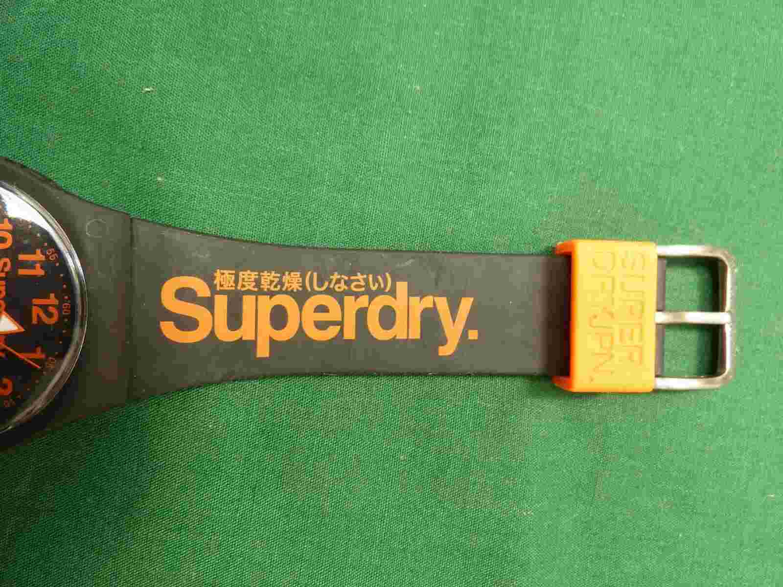 SUPERDRY PROFESSIONAL TIMEPIECE - BLACK/ORANGE SYG164B