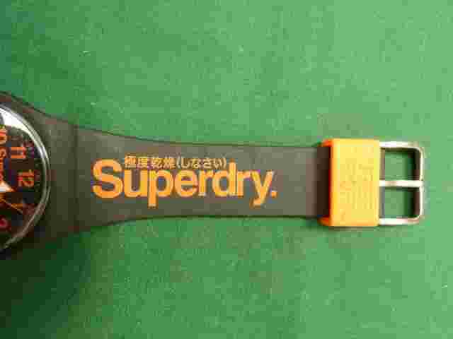 SUPERDRY PROFESSIONAL TIMEPIECE - BLACK/ORANGE SYG164B