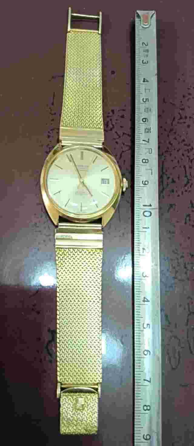 Gorgeous Vintage Swiss Gubelin Automatic 18k Yellow Gold Men's Watch 93.1 Grams