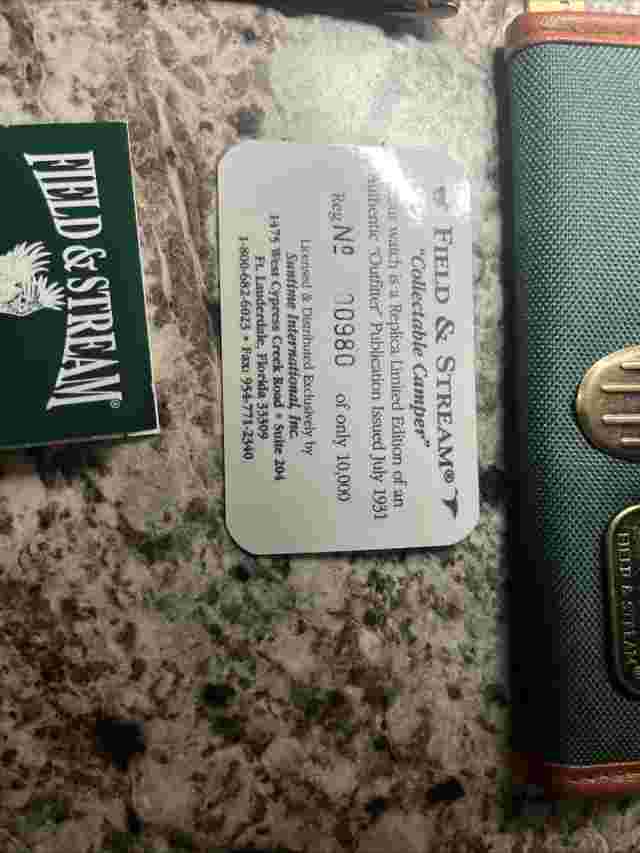 Field and Stream limited edition collectible Number 980 Of 10,000