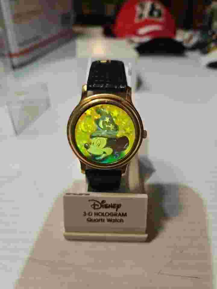 FANTASMA Mickey Mouse The Sorcerer Watch Hologram 3D Quartz Disney