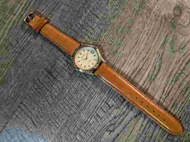 PIERRE NICOL Wristwatch Brown Leather Band NICE