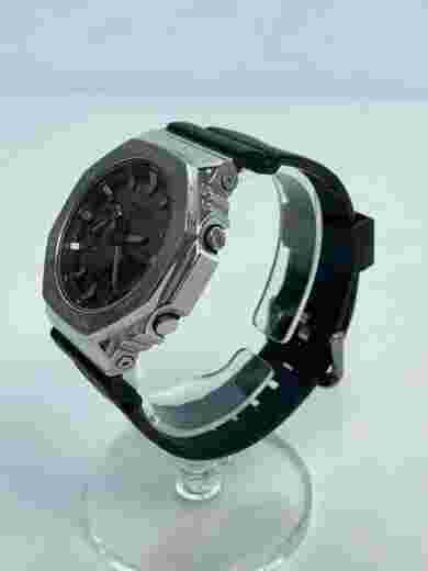 CASIO Watch men     Digiana   Rubber   Silver   Black   SS   GM 2100   Casio m