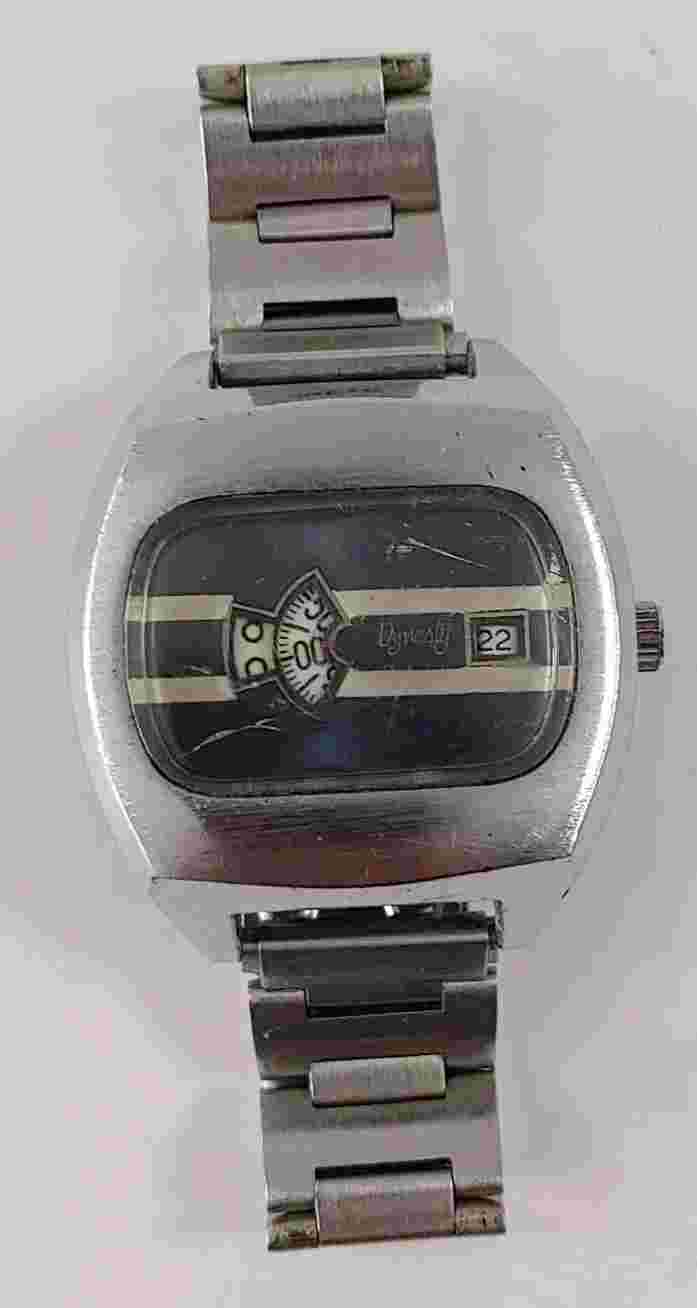 Unique Dynasty Men's Windup Jump Hour Watch ~ Working