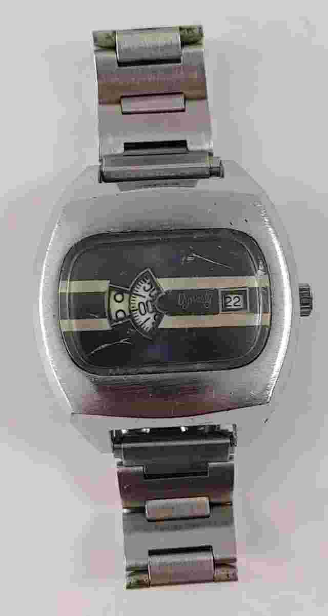 Unique Dynasty Men's Windup Jump Hour Watch ~ Working