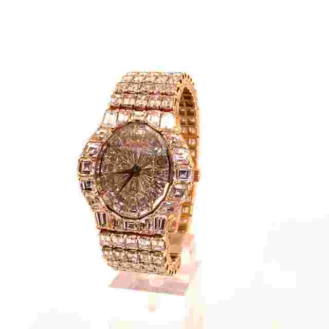 Piaget “Aura” 18K Yellow Gold & Diamonds Ladies Wristwatch