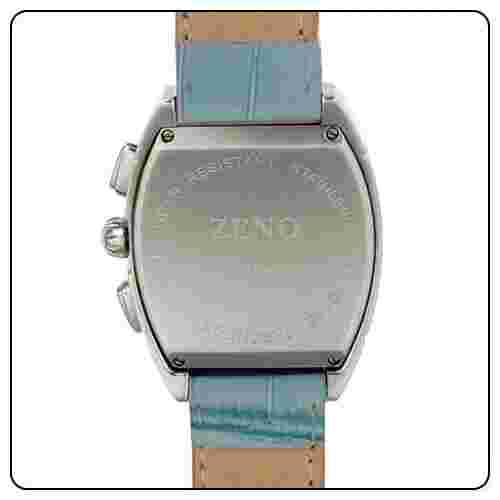 Womens Watch-Zeno Ginger Startech Big Date "Extravagant XL-Chronograph" in Blue