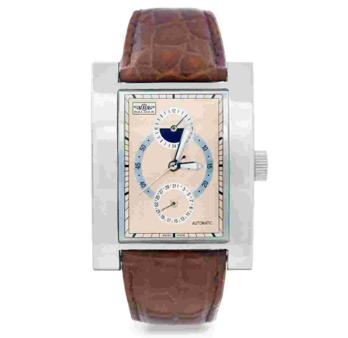 Watch Winder With Balmer Automatic Watch.