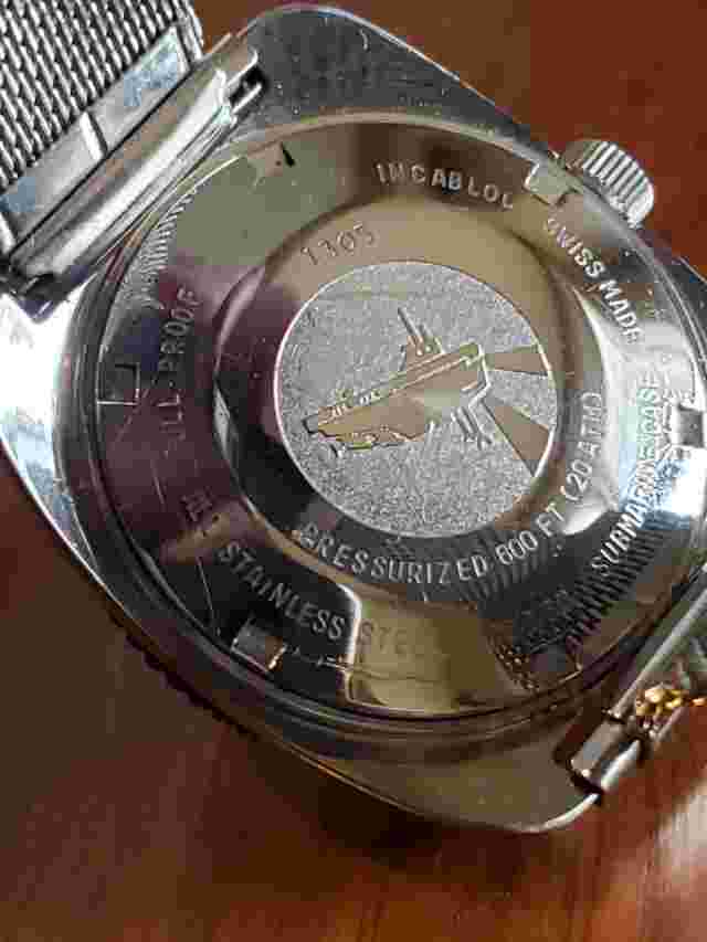 CANDINO WORLD TIME , SUBMARINER 41 JEWELS WELL SERVCIED AUTOMATIC 1965