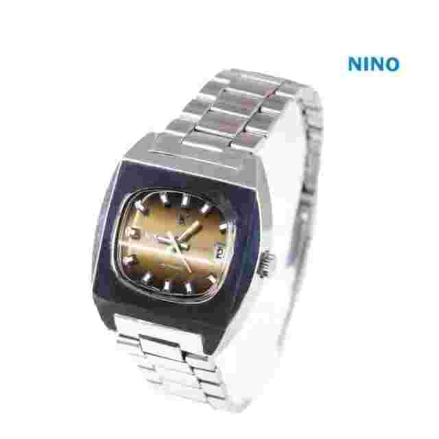 NINO Swiss Made Automatic watch, With AS 1903 Movement, Stainless Steel Back.