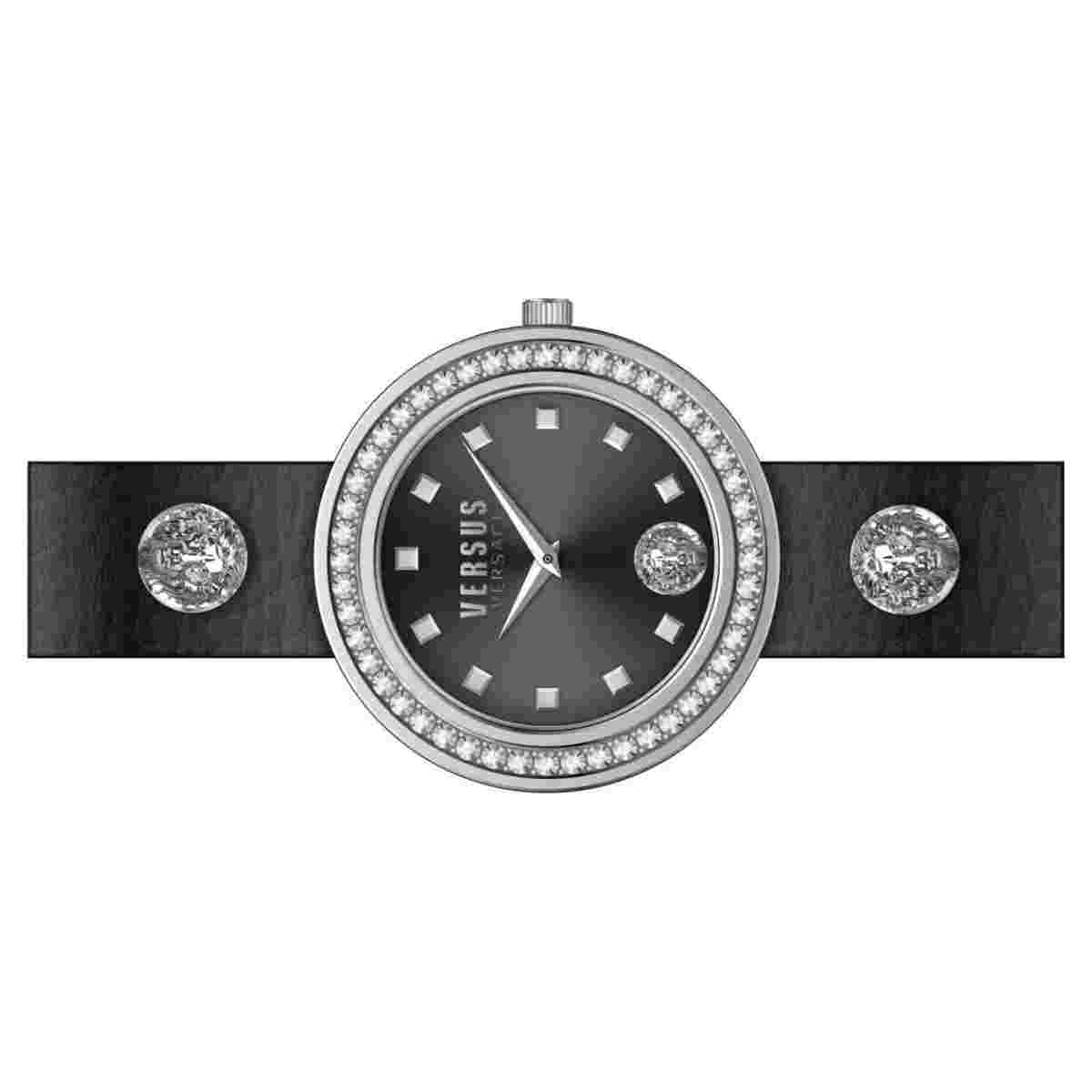 Versus By Versace Ladies Watch Wristwatch Carnaby Street VSPCG1121 Leather