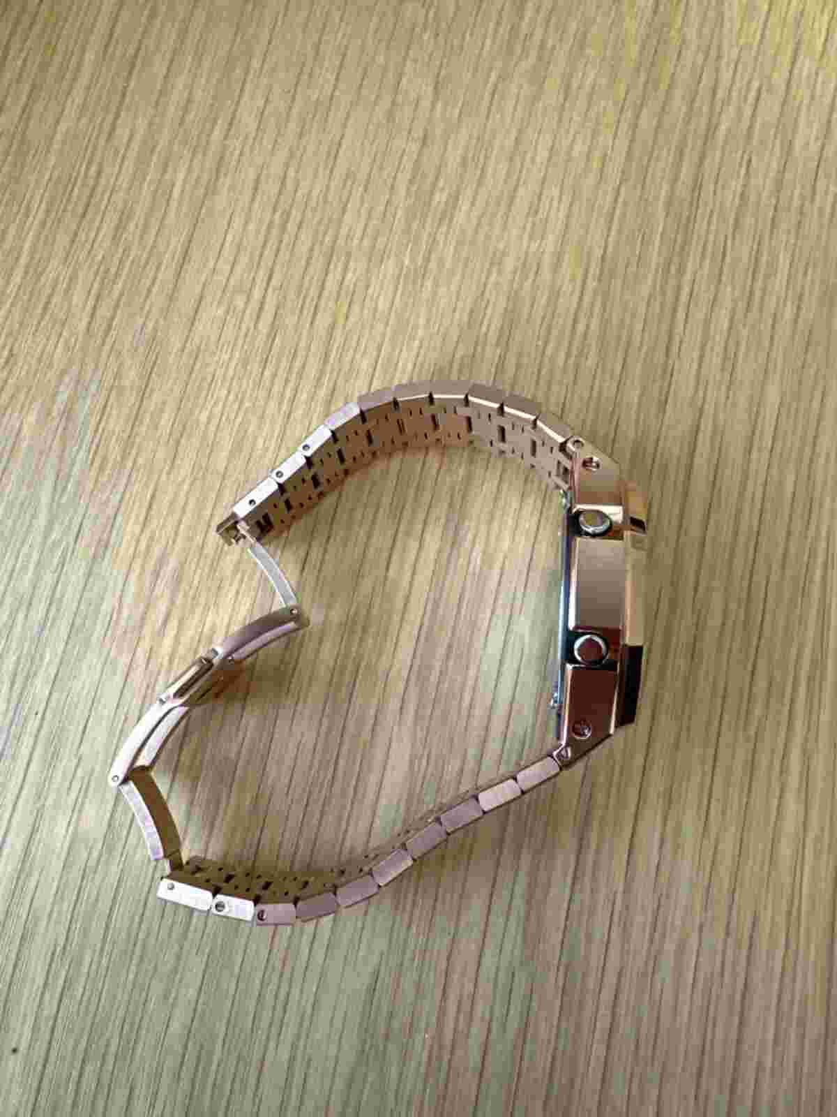 Casioak g-shock mod from studio tokyo rose gold