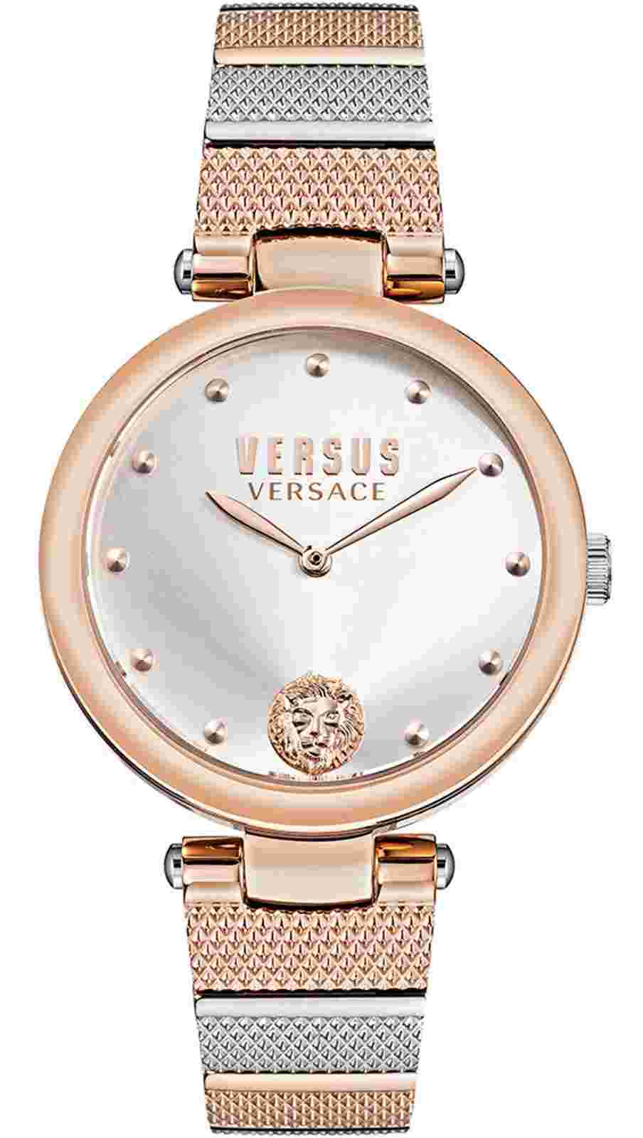 Versus by Versace Los Feliz silver & rose gold steel watch VSP1G0821