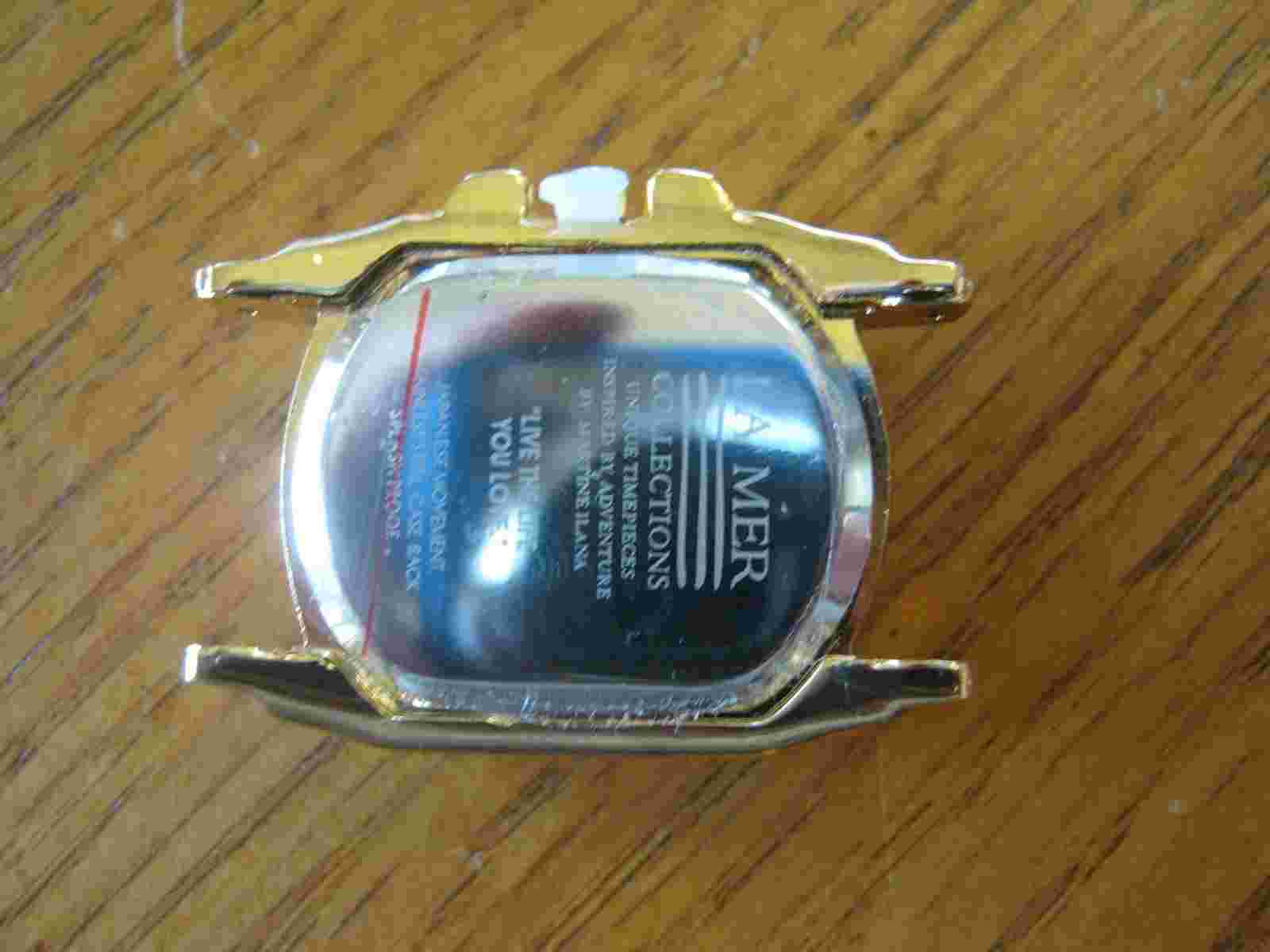 NEW La Mer Collections Women's Chateau watch timepiece gold