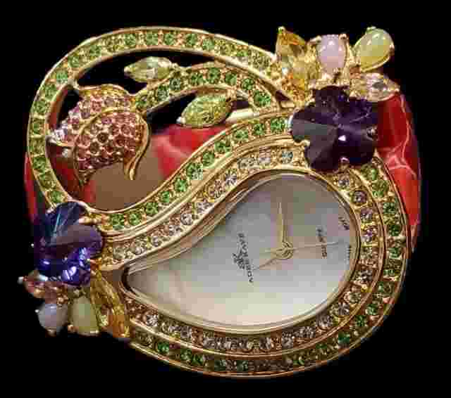 Adee Kaye womens multi rhinestone watch AK-9 44LG