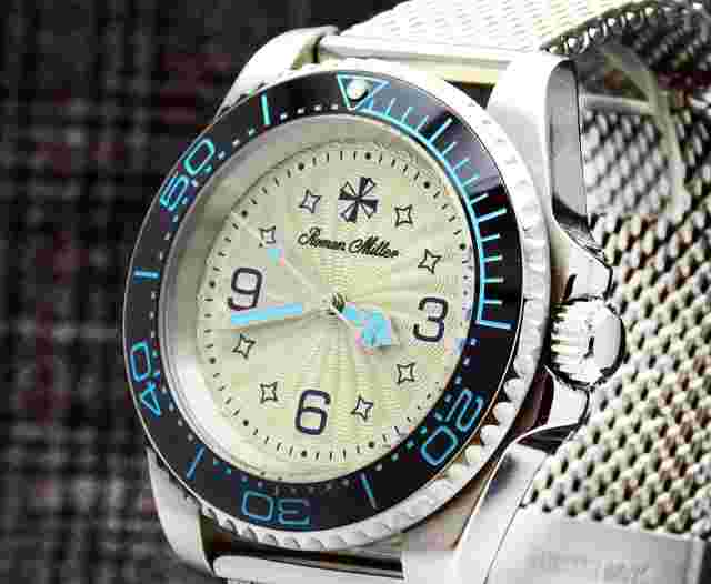 Diver Watch Automatic Seiko Mod Watch Ceramic Bezel Custom Watch Personalized