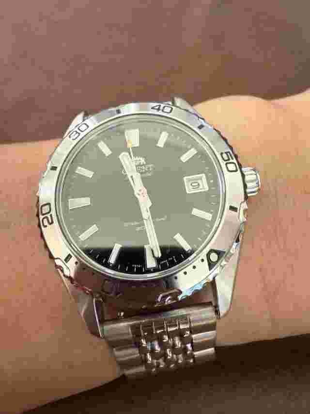 Orient Mako 40 Vintage Men's Watch Jubilee Bracelet Used w Extras