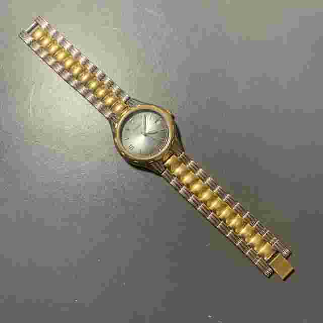 Vintage Dorset Ladies Quartz Two-Tone Watch with Date | Pre-Owned | New Battery