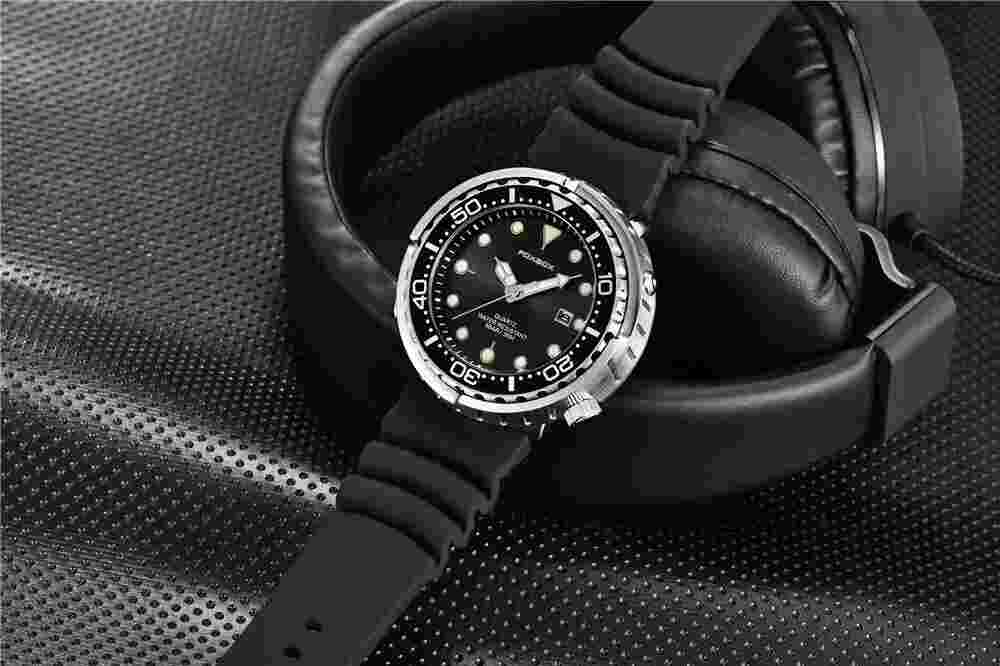 LIGE FOXBOX Men Watch Silicone Wristwatch Luminous Calandar Males Gift Watches