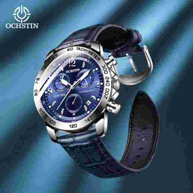 Men's Quartz Watch - Waterproof Chronograph Wristwatch LK733865425969